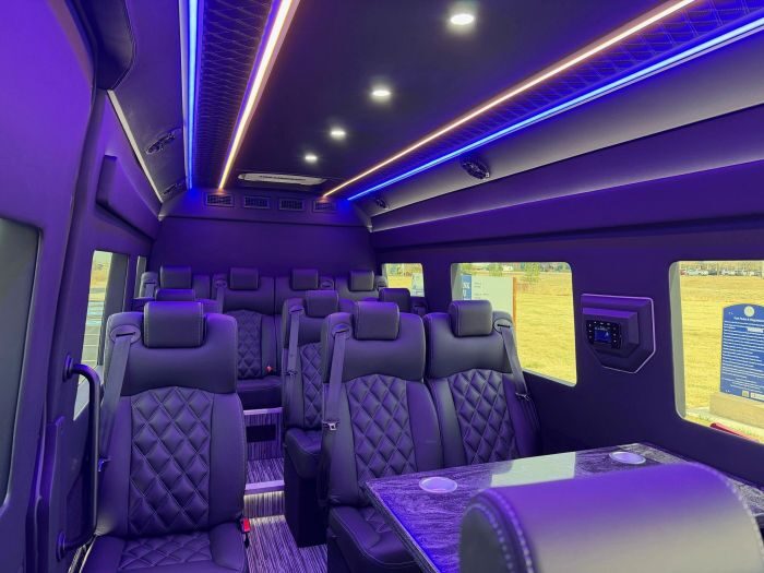 Executive Sprinter seating – Boulder limo service