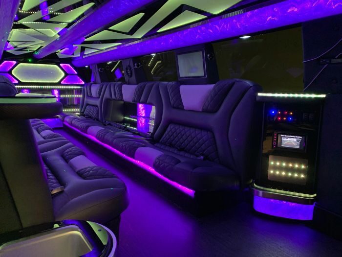 SUV limo interior – Boulder limo service